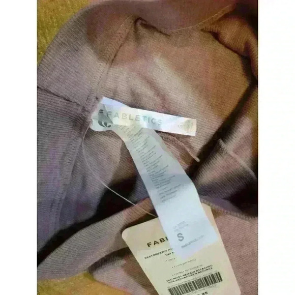 Fabletics Restoreknit High-waisted leggings Small 6 trail dust rose pink New - Picture 5 of 9